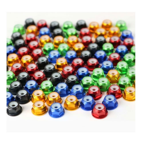 Spalva nailono užrakto flanšas Pinball veržlė